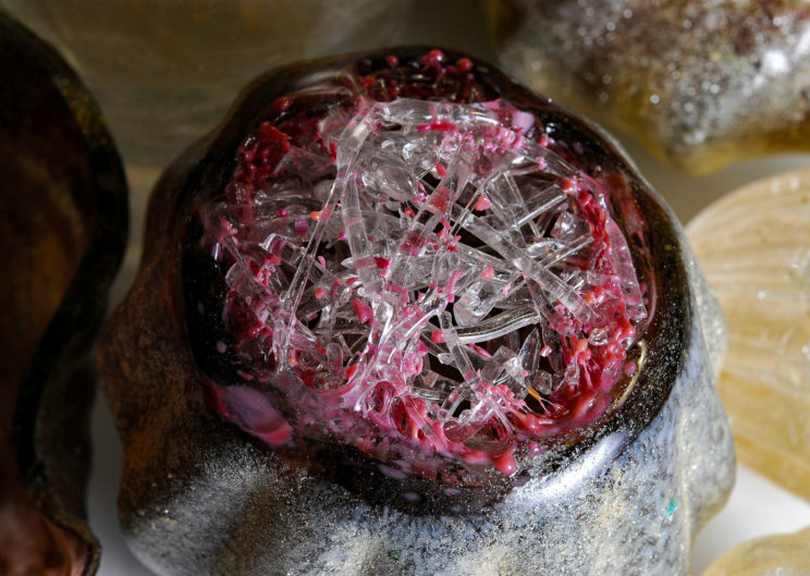 Jeweled Pomegranate detail